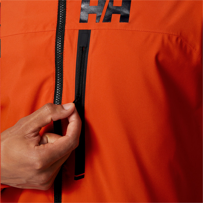 2023 Helly Hansen Mens Hp Racing Sailing Jacket 30205 - Patrol Orange